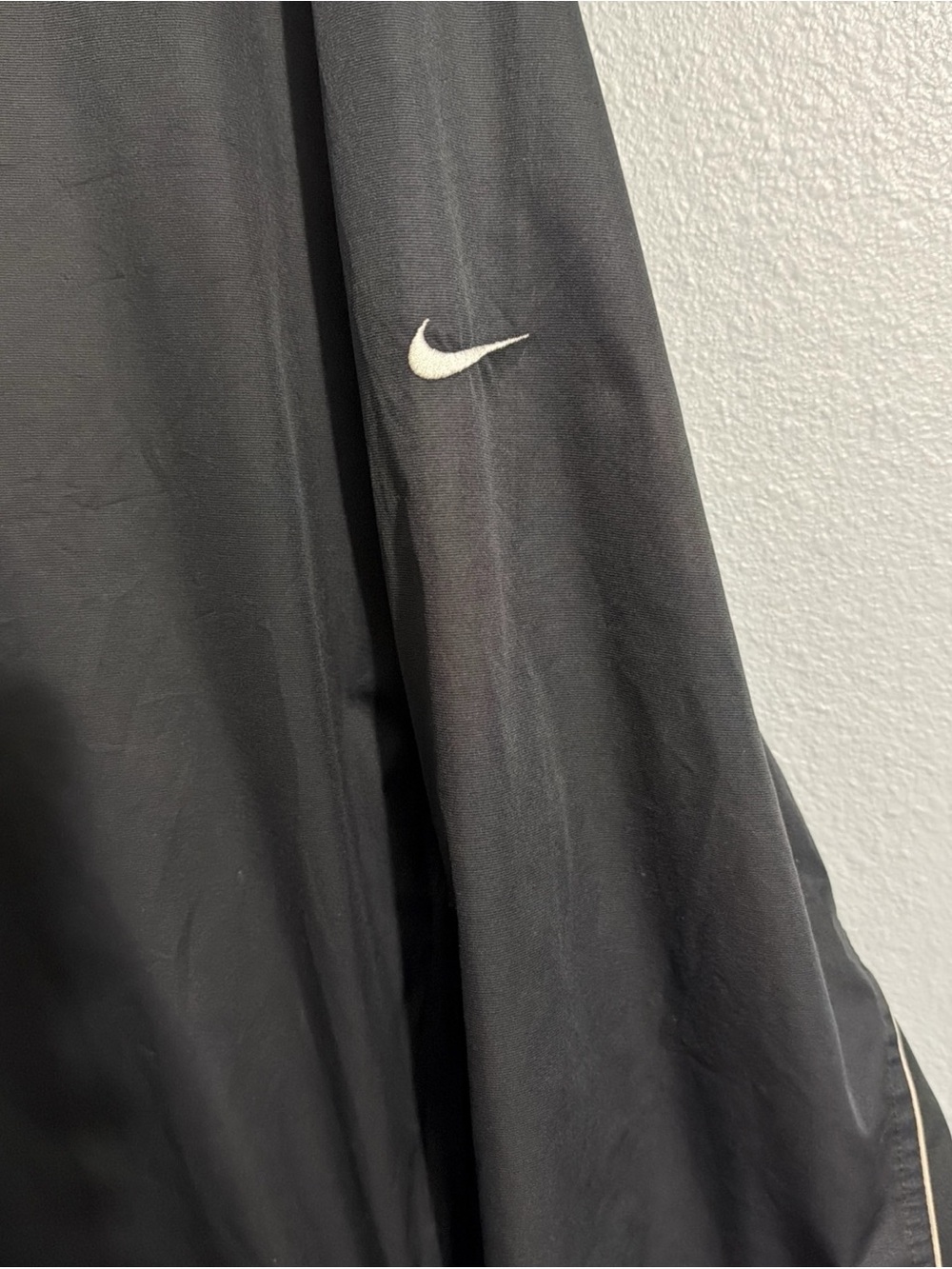 Nike Golf Black V Neck Size XL Windbreaker Jacket Pullover Large Rain Jacket - Picture 4 of 11